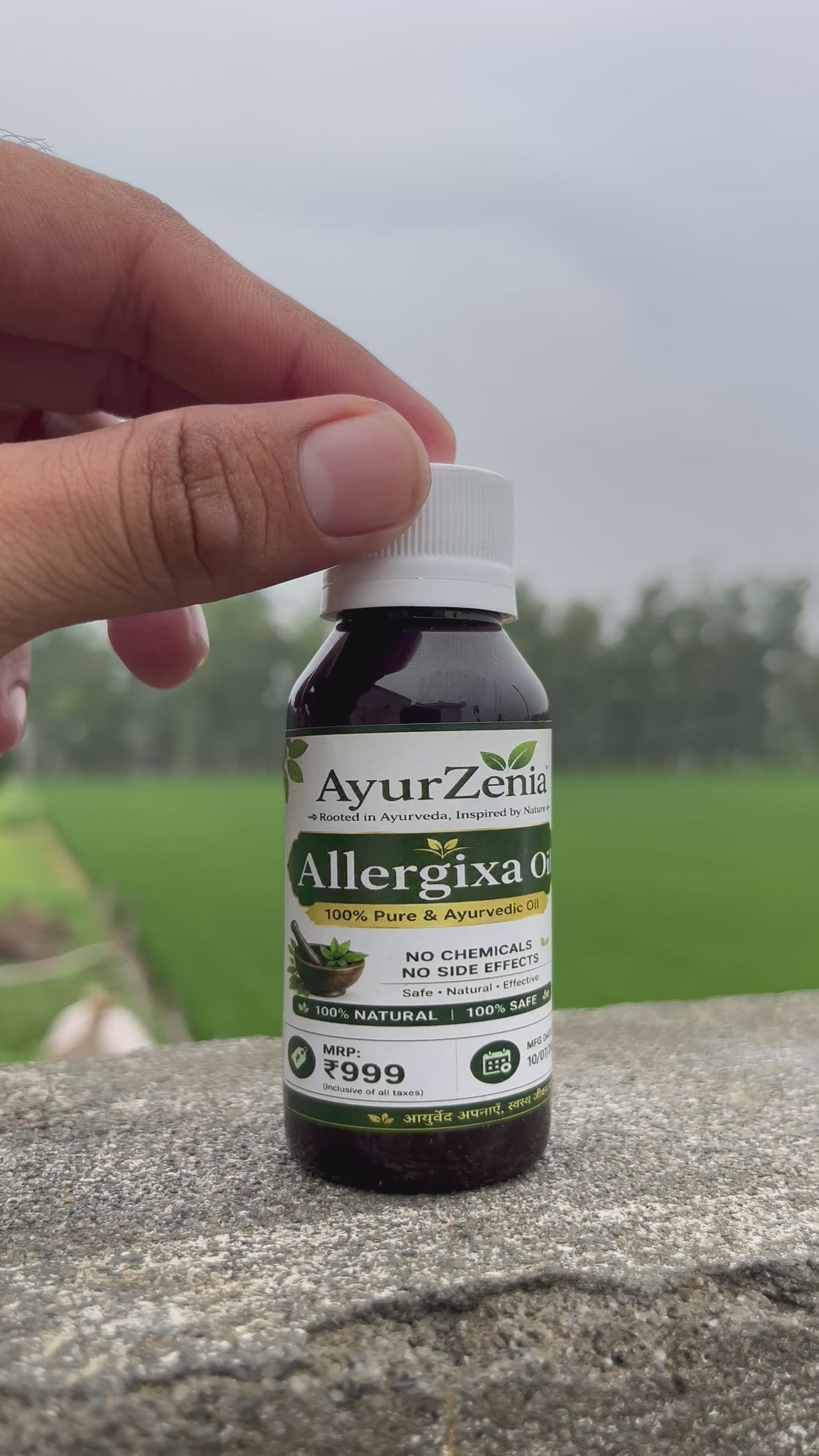 Allergixa Oil 100% Ayurvedic Allergy Oil