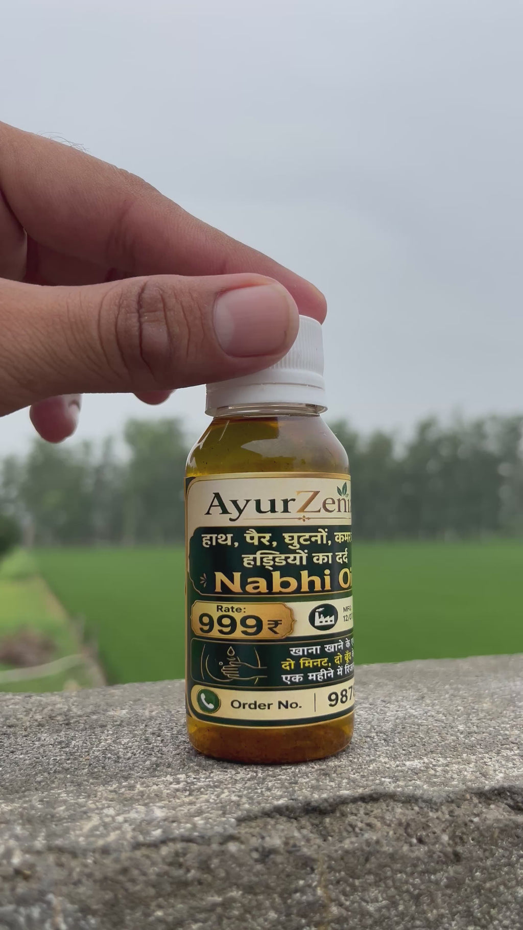 Body Pain Relief Oil 100% Ayurvedic Herbal Oil